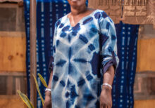 V-neck dress