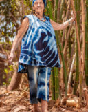 Ensemble Sleeveless tunic & Capri pants with elastic waist