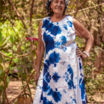 Short sleeveless dress