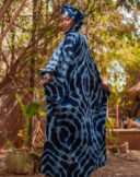 Ankle-length kaftan gown with long sleeves - Image 3