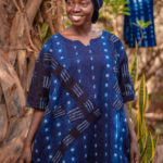 Hip-length tunic with sleeves